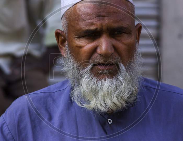 Portrait of a Indian Muslim Man