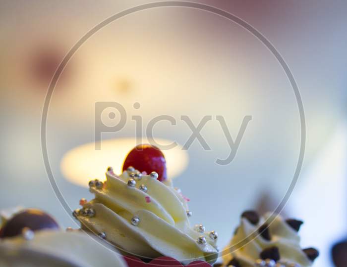 Selective Focus on Cup Cakes
