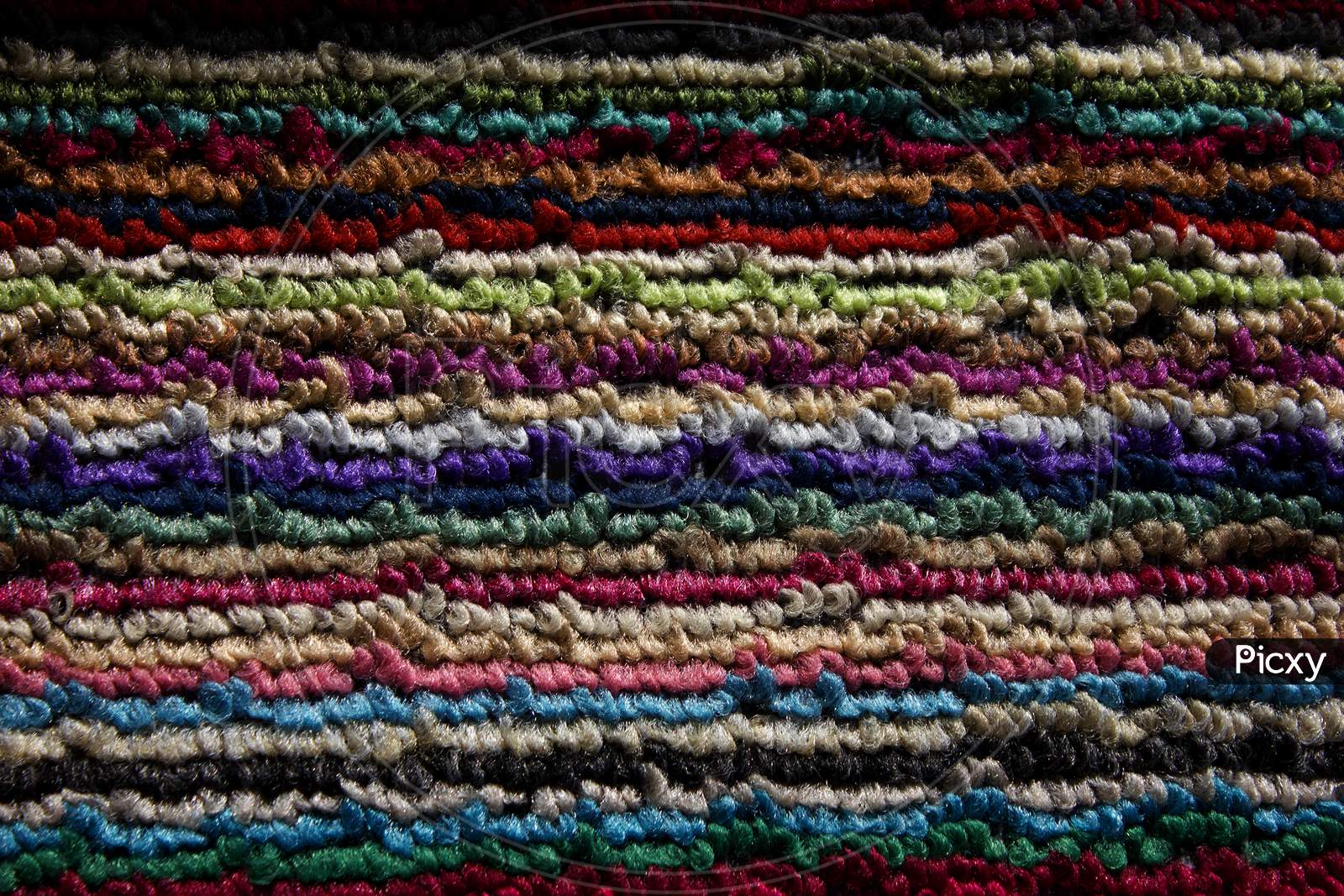 Close up shot of a Colourful Cloth
