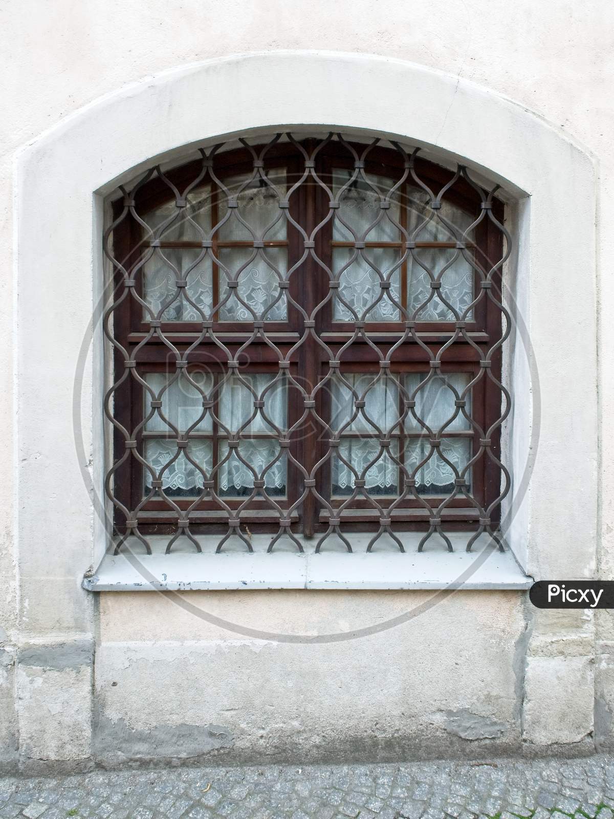 Old Barred Window In Old Town Part of Goerlitz
