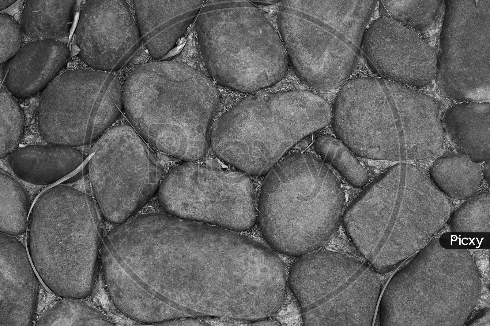 Close up shot of stone flooring