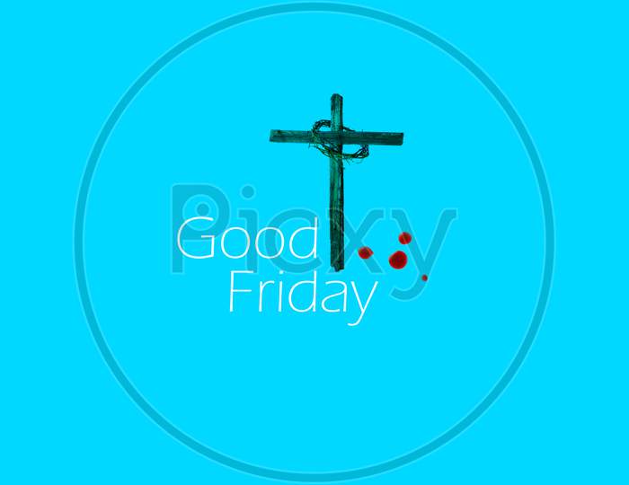 Happy Good Friday Greetings with christian pendant
