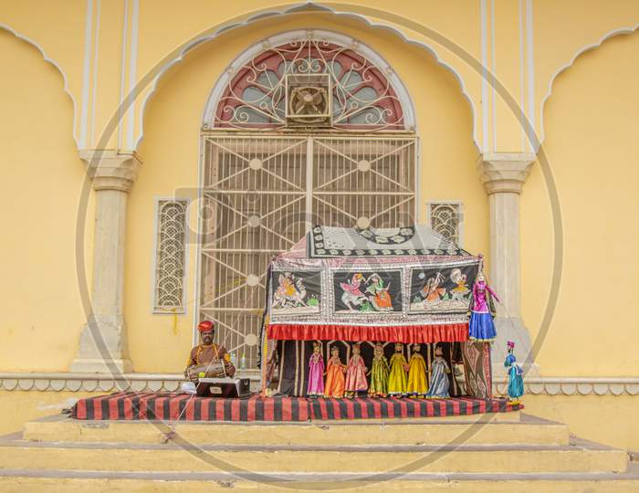 Puppet show at jaipur