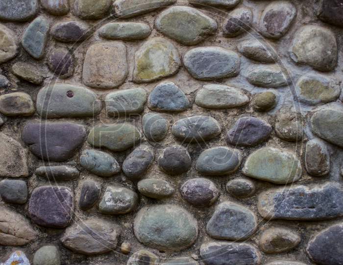 Close up shot of Stone Wall