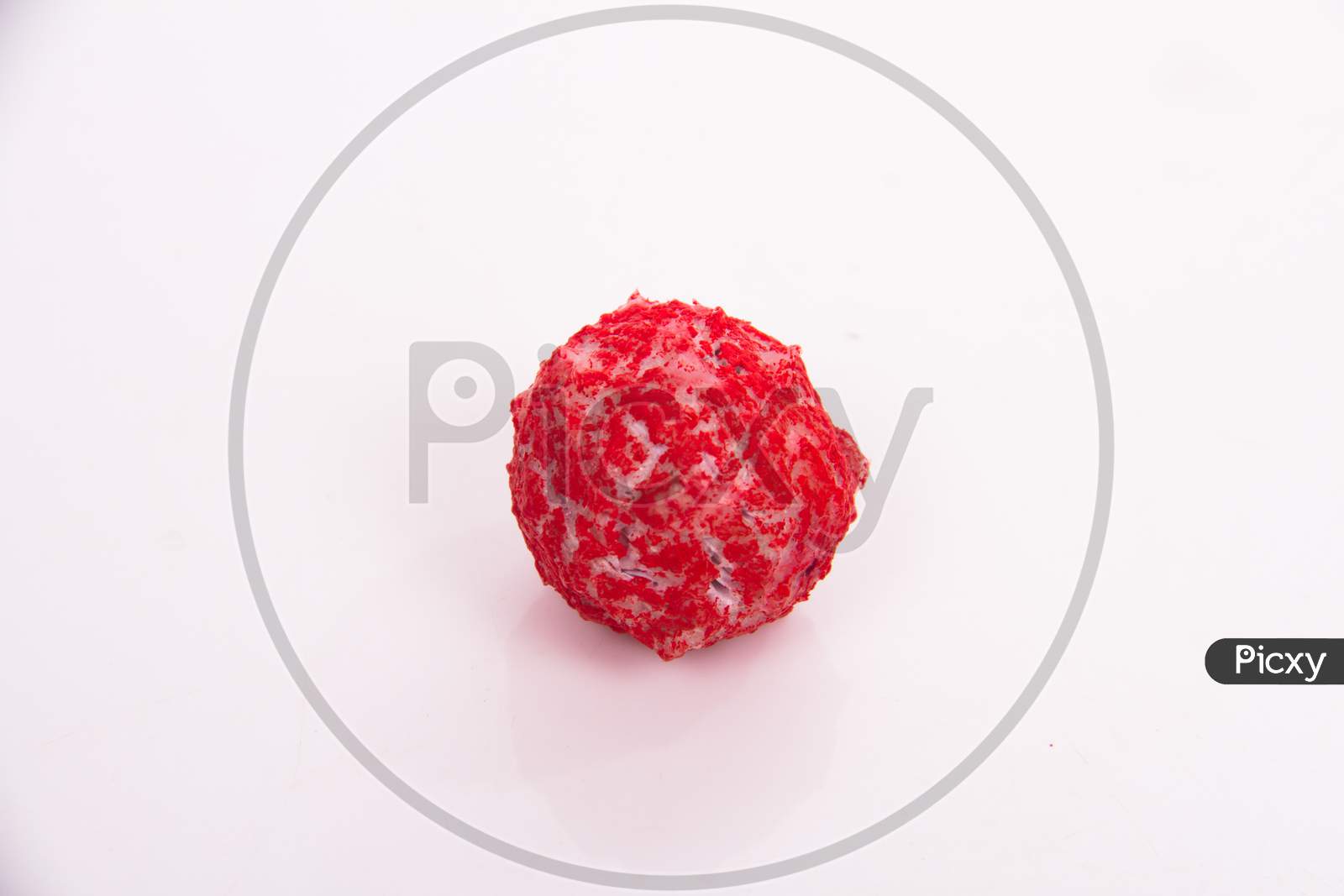 Red Color Corona Virus Pandemic Ball