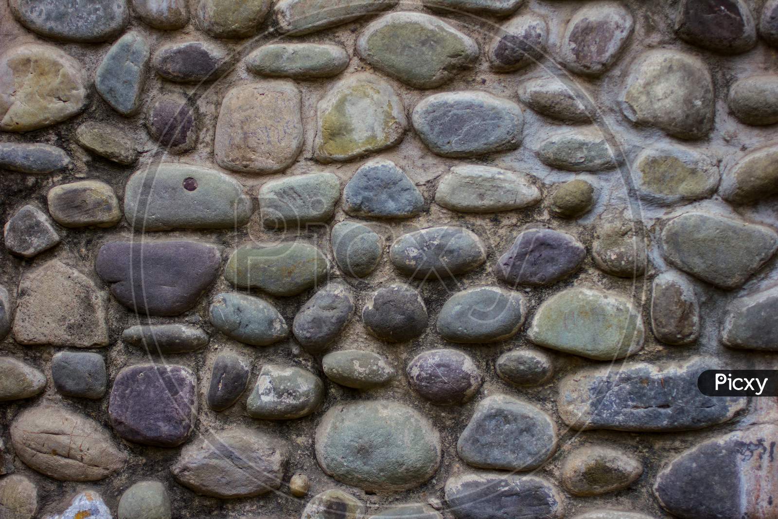 Close up shot of Stone Wall