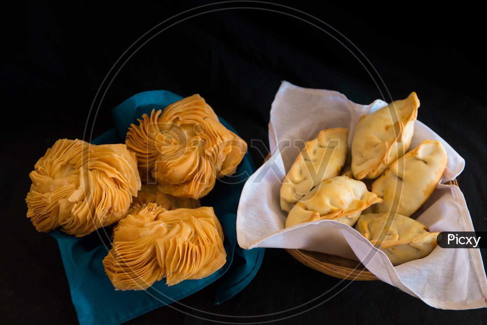 Dishes Of Locro Empanadas And Sweet Pastries, Traditional Argentine Foods That Are Frequently Consumed For National Holidays, Such As The Revolution Of May 25 And Independence On July 9