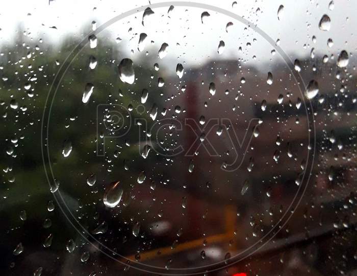 Rain on Window