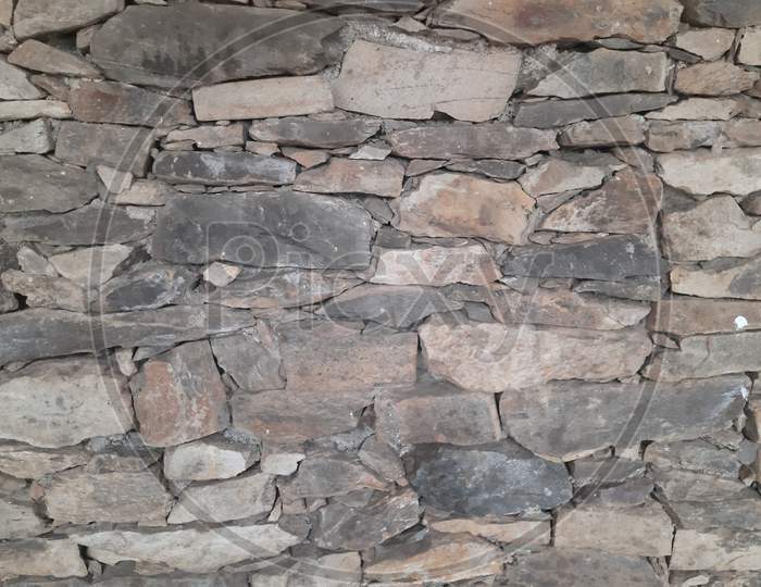 Dry Stone Wall Structure Stocks Images Photos