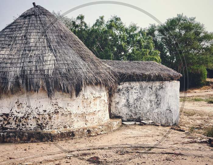 Traditional Huts in Gujrat ndia