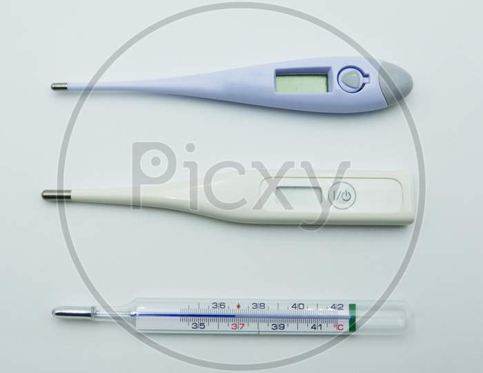 Medical Thermometer isolated on white