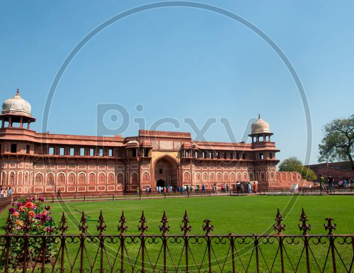 Agra Fort in Agra, Uttar Pradesh, India.