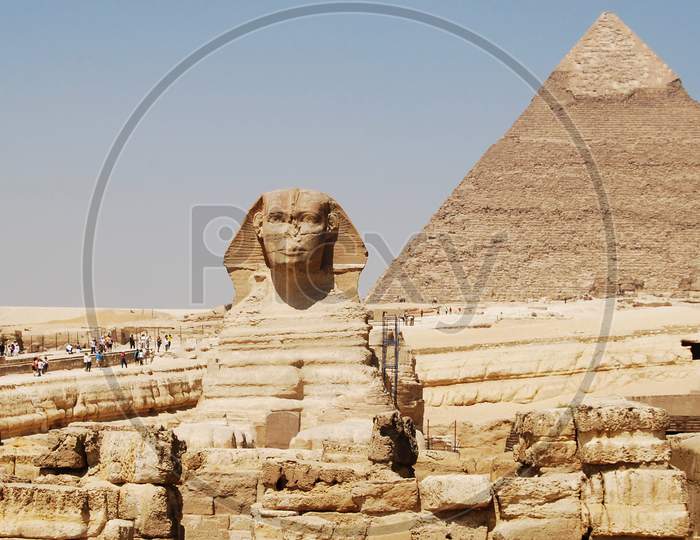 The Sphinx in Cairo, Giza, Egypt