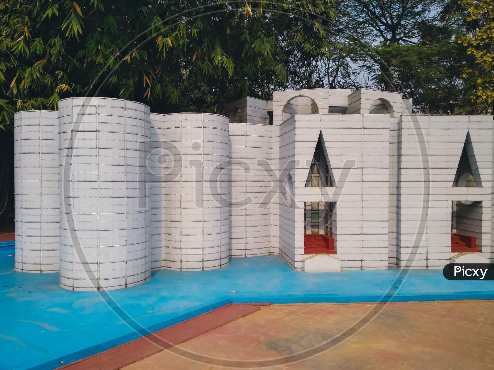 Miniature Of National Perliament House Of Bangladesh ( Jatio Songsod Bhaban)