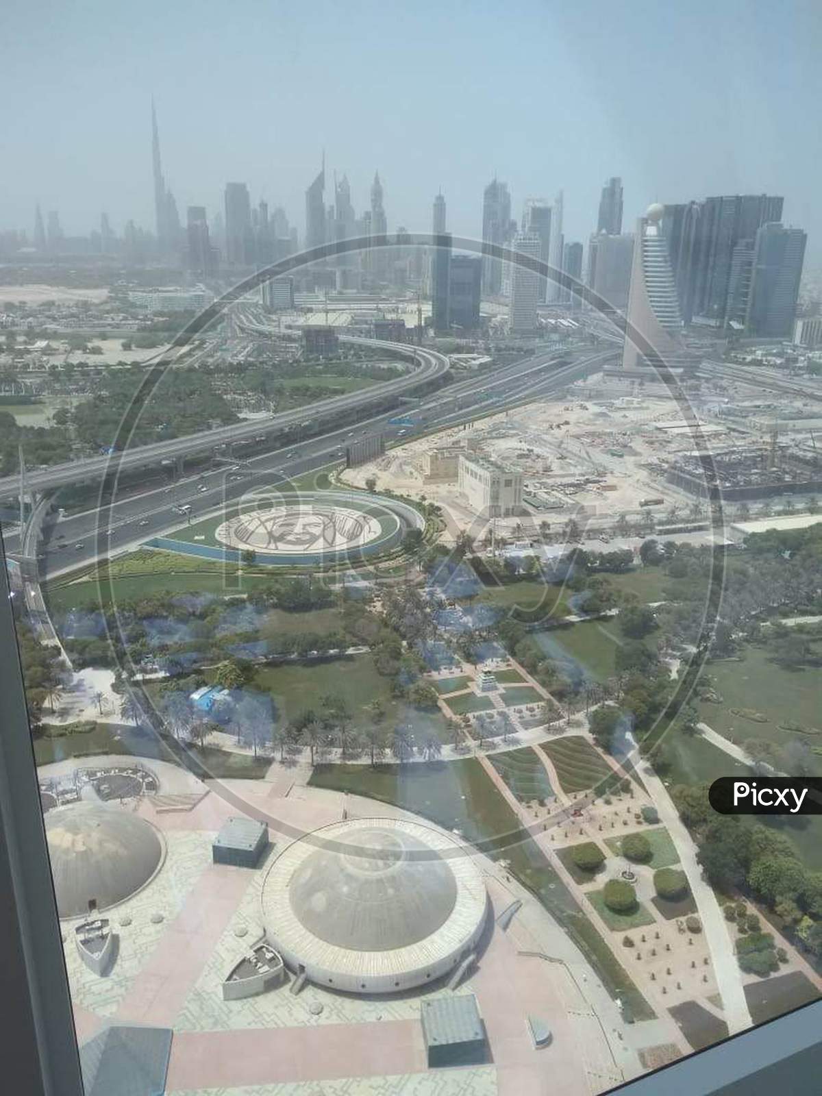 View from Dubai Frame