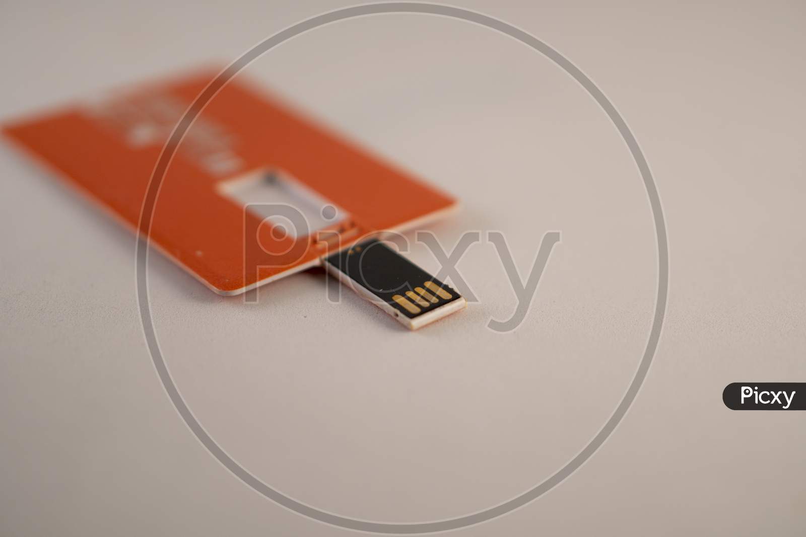 Pen drive with a smart foldable design on a white background.