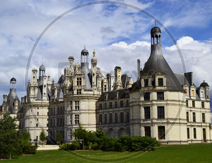 Castle of Chambord in the Loire Valley