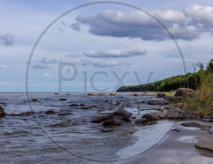 Baltic Sea Countryside Beach View