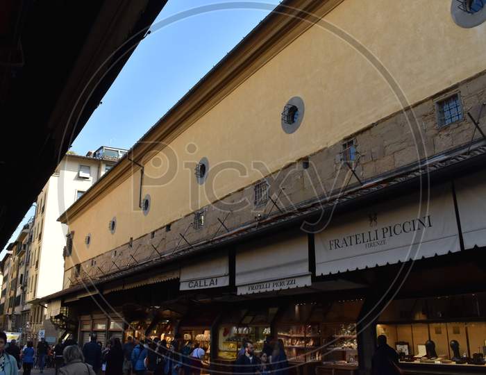 The bridge Ponte Vecchio Florence Italy