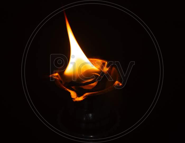 Vibrant Flame Diya