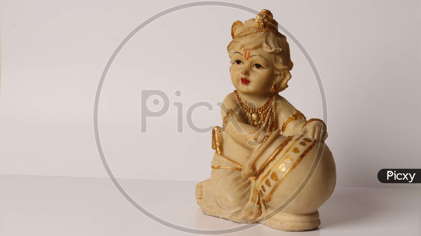 Krishna idol made out of marble