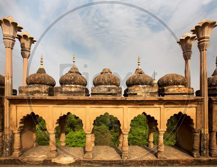 Domes At The Rooftop Of Bara Imambara, Lucknow, India