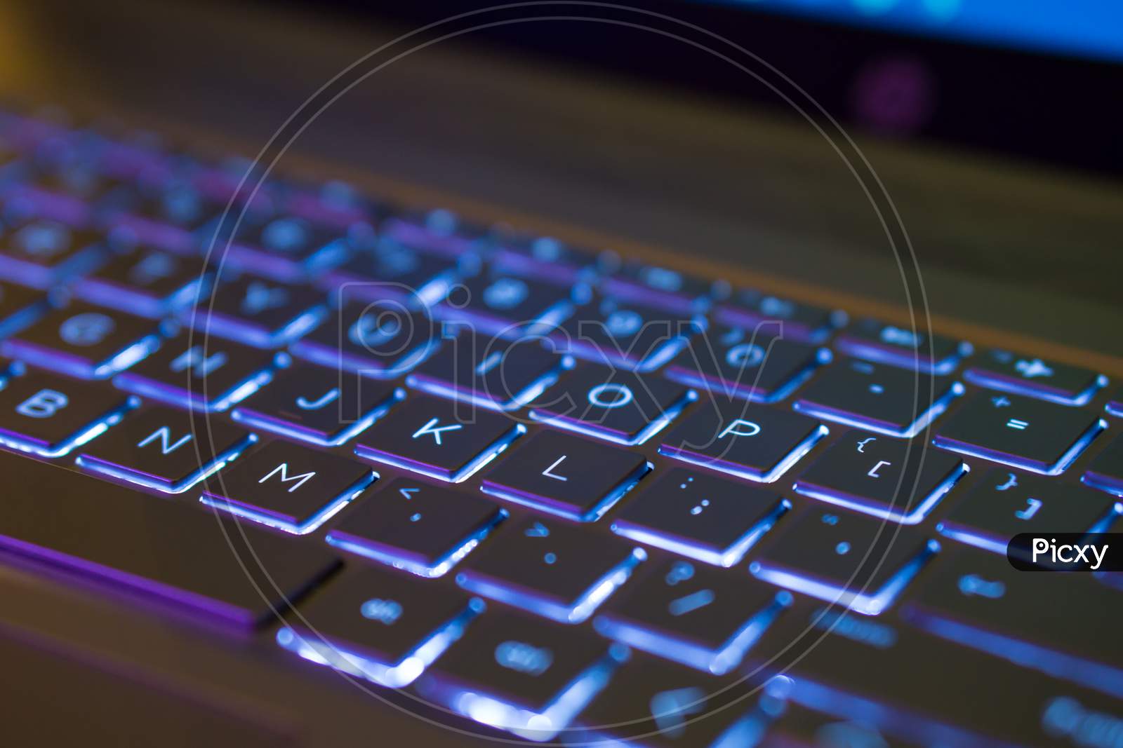 Close up shot of a Computer Keyboard