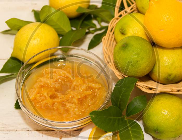 Sweet Lemon Jam From The Organic Garden