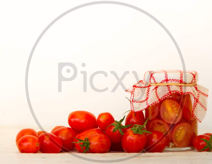 Artisanal Preparation Of Pickles Of Organic Cherry Tomatoes