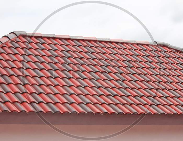 Roof Tiles On Guest House In Hasanur, Tamil Nadu