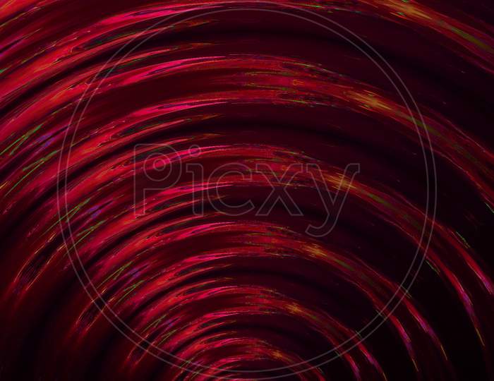 Abstract Illustration Red Shades Curve Art Design Pattern