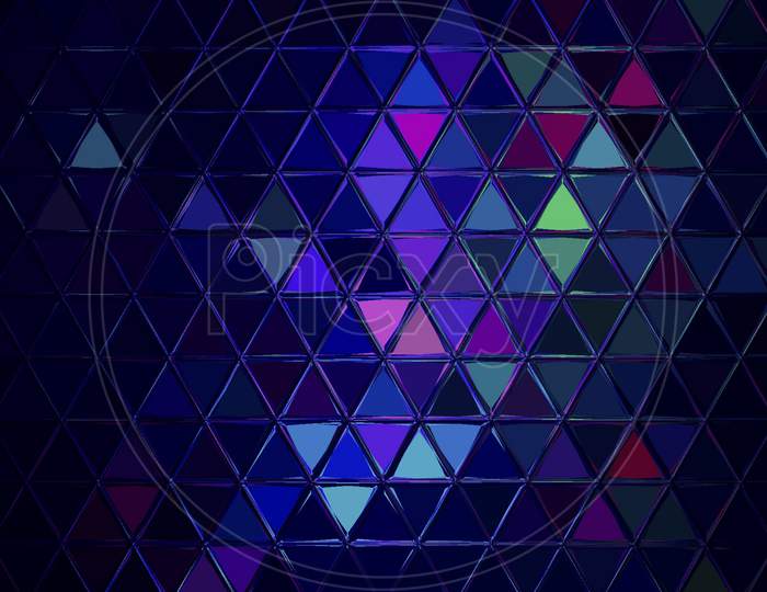 Abstract Purple Triangle Pattern Texture