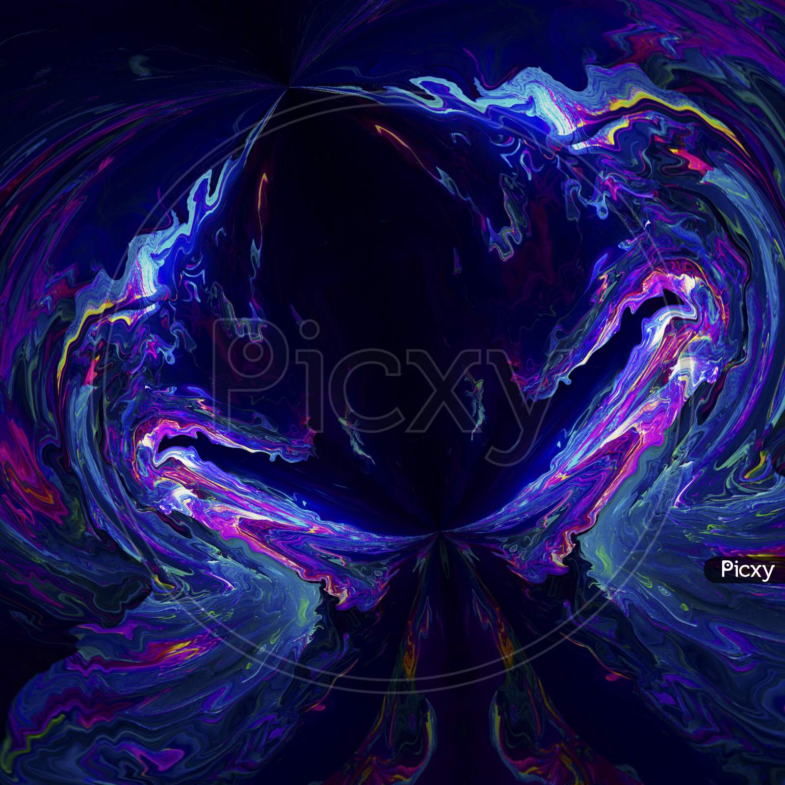 Image of Abstract Purple Lightning Frog Color Splash-FR545147-Picxy