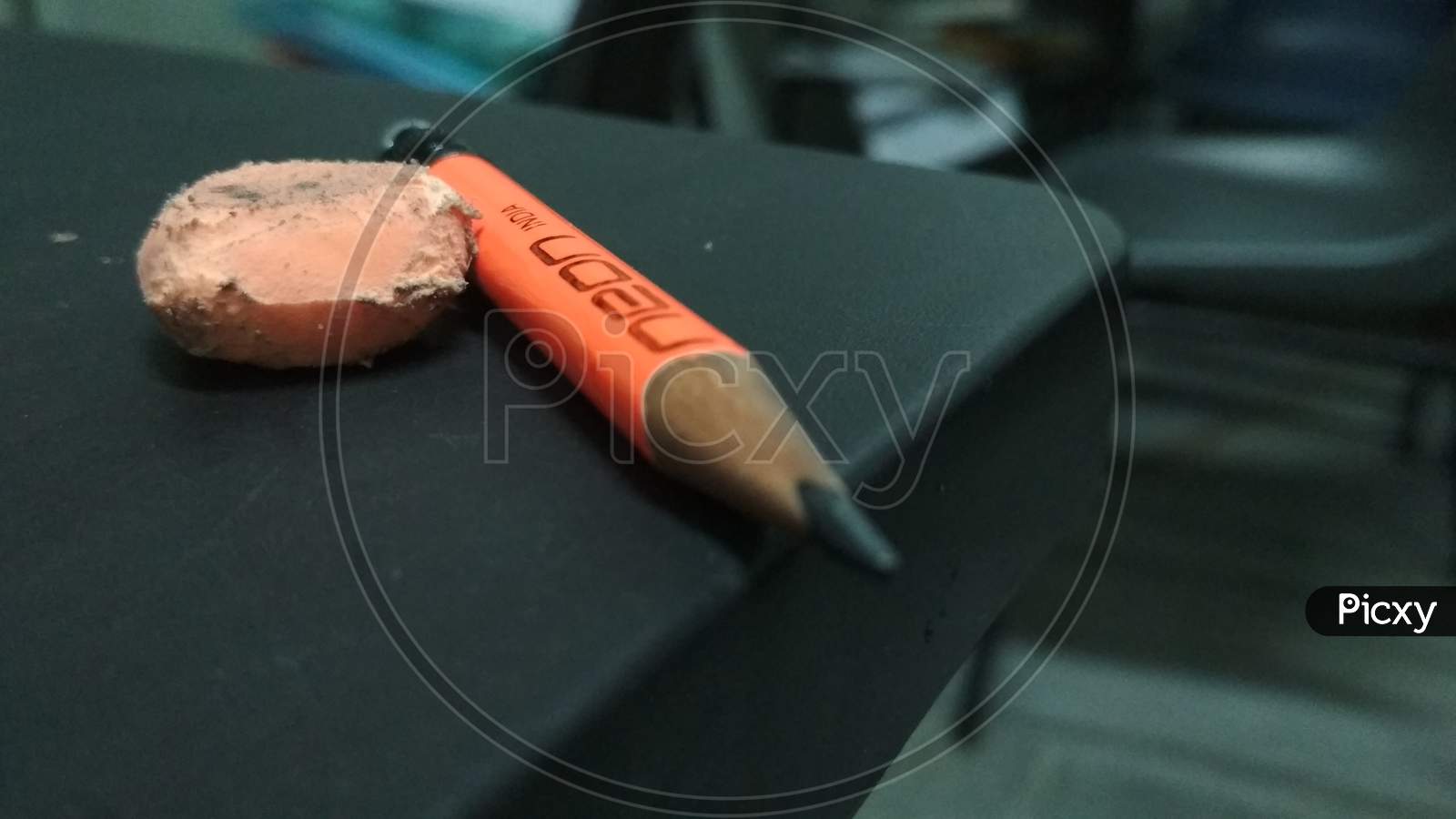 orange pencil