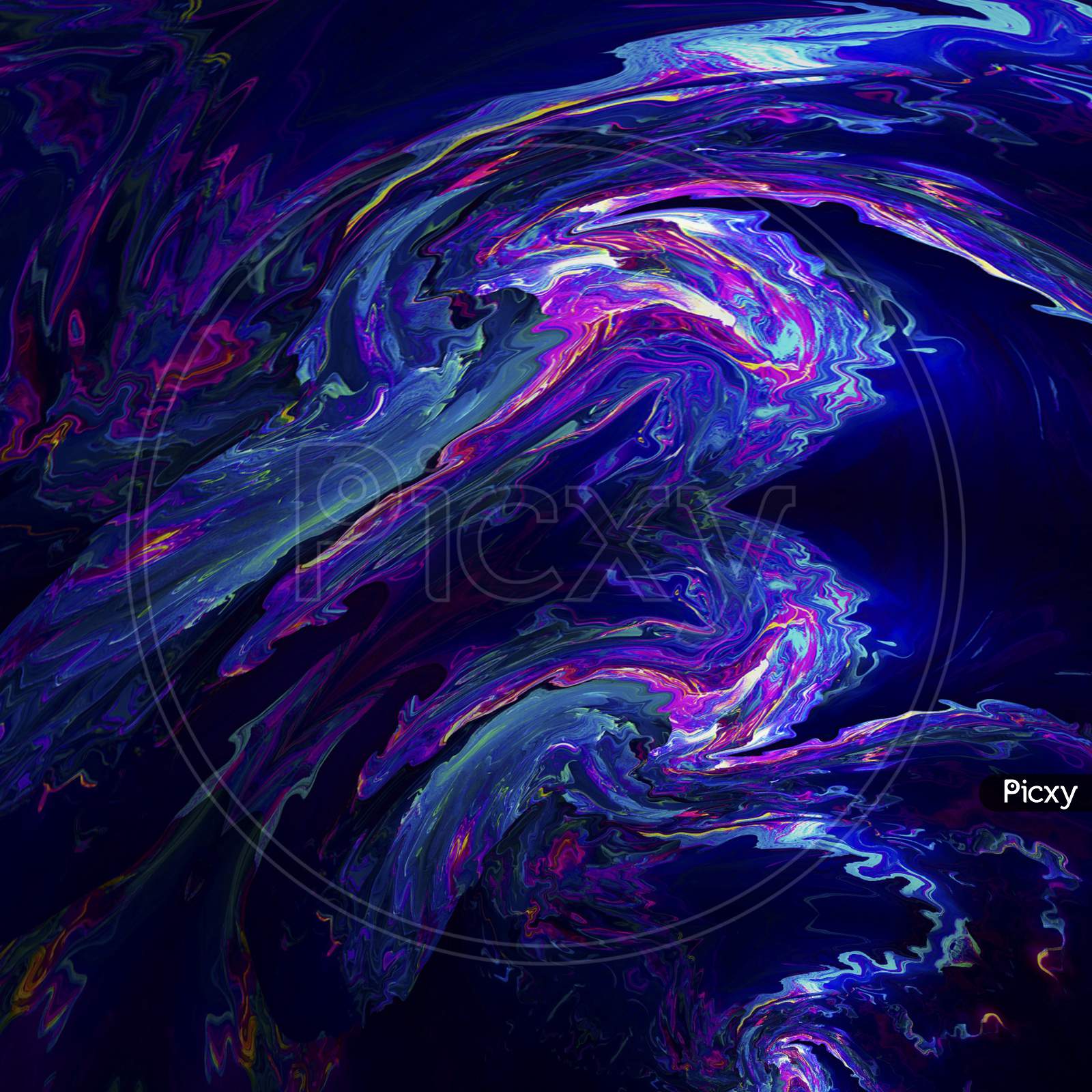 Image of Abstract Purple Lightning Color Splash-OR138664-Picxy