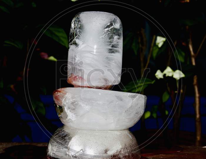 Ice shiv ling home made