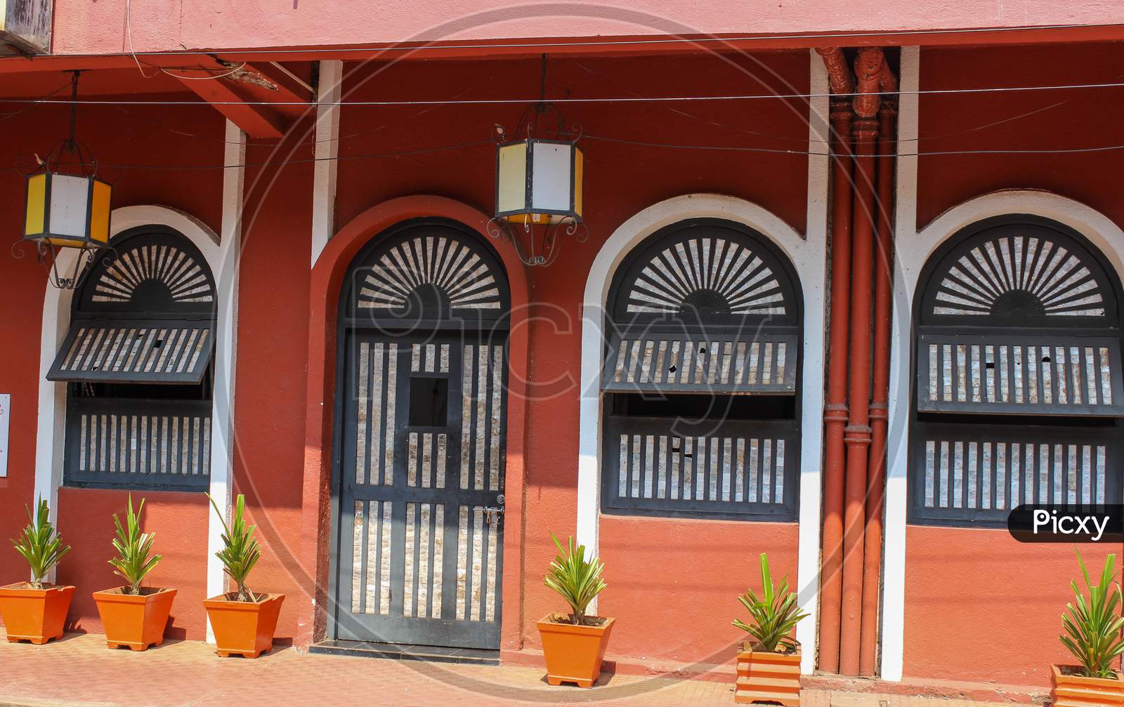 Image of A traditional Portuguese style House at Margoa in Goa / India ...