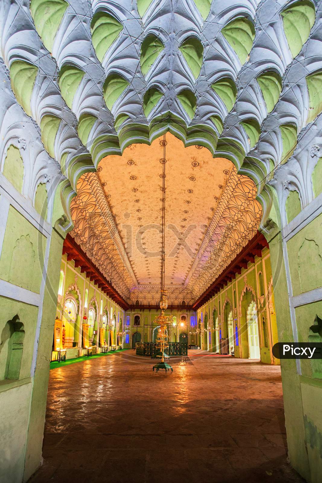 Inside Bara Imambara, Lucknow, India