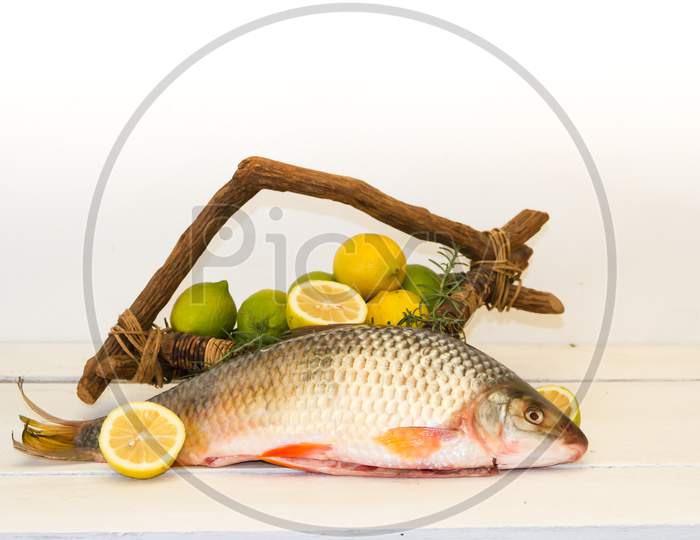 River Fish With Lemon And Rosemary