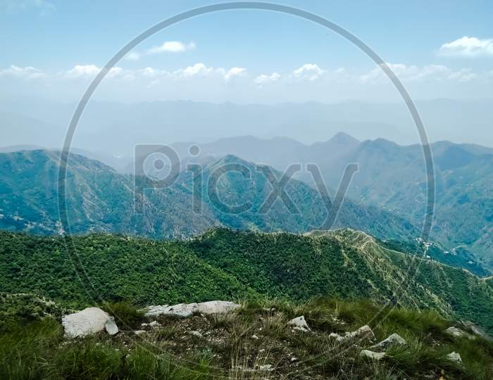 Green Mountain landscape clicked in uttrakhand
