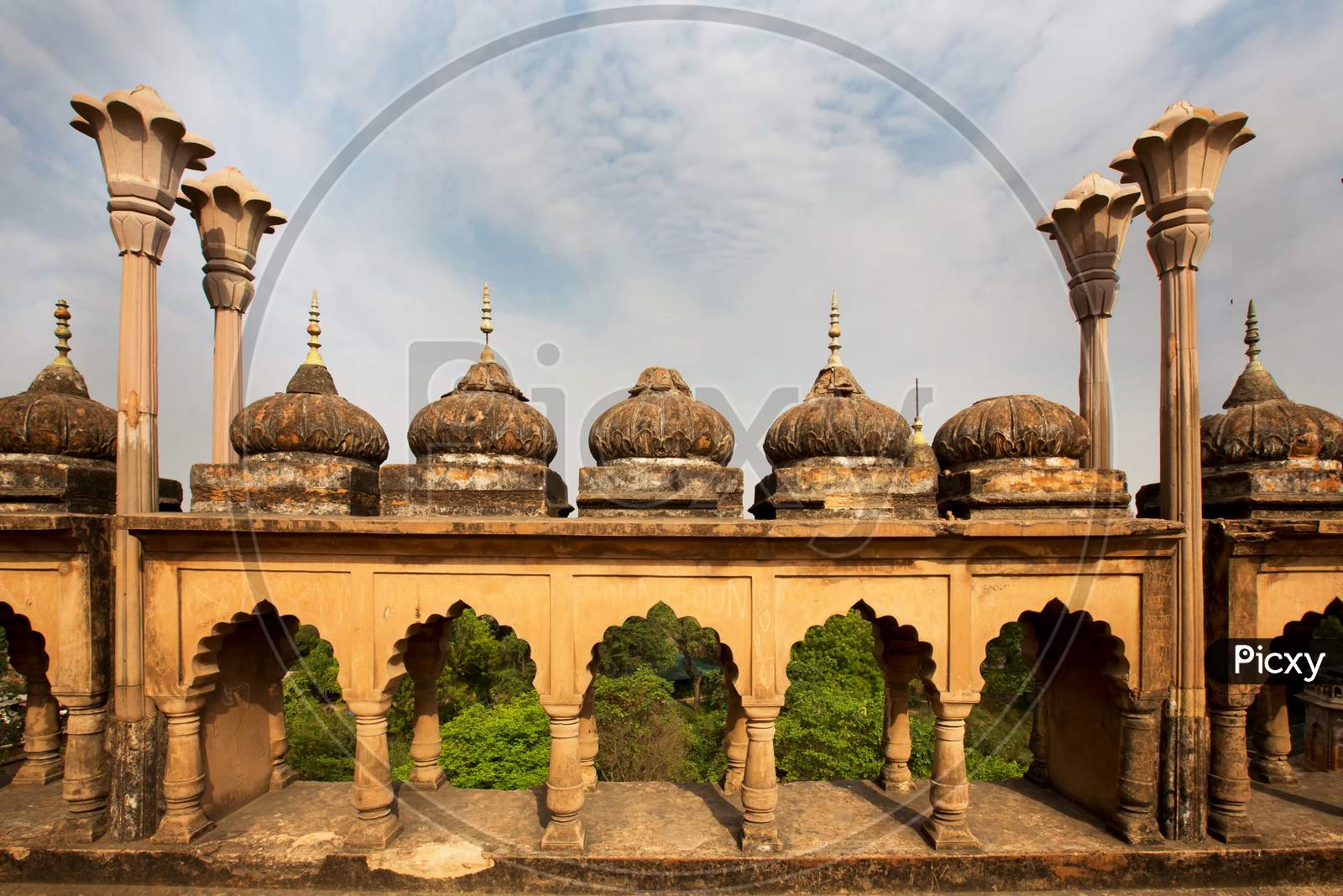Domes At The Rooftop Of Bara Imambara, Lucknow, India