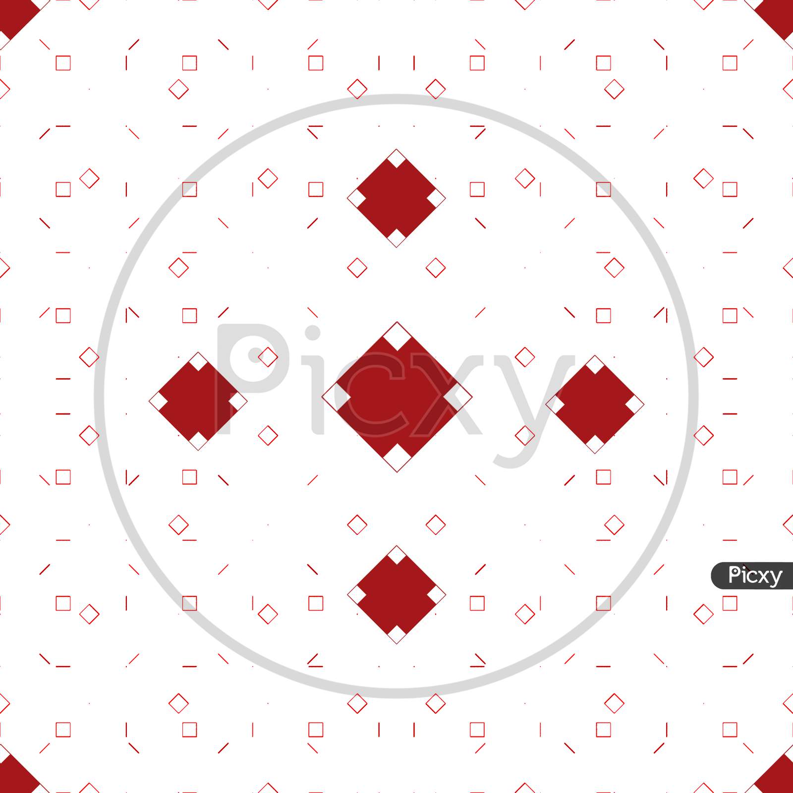Seamless Red And White Tablecloth Pattern, Texture