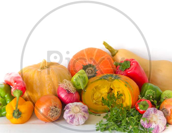 Squash And Assorted Vegetables