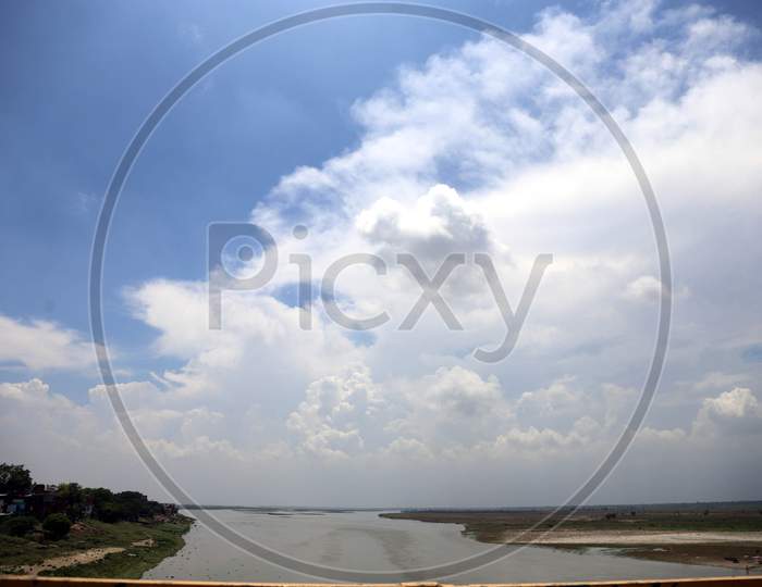 A View Of Cloudy Monsoon Weather In Prayagraj, June 15, 2020.