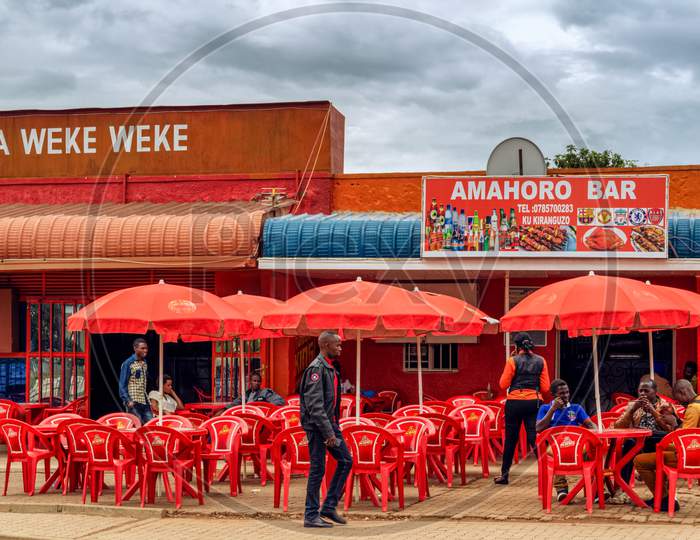 A bar in Kigali,Rwanda