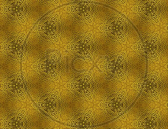 Abstract Golden And Yellow Texture Pattern Design