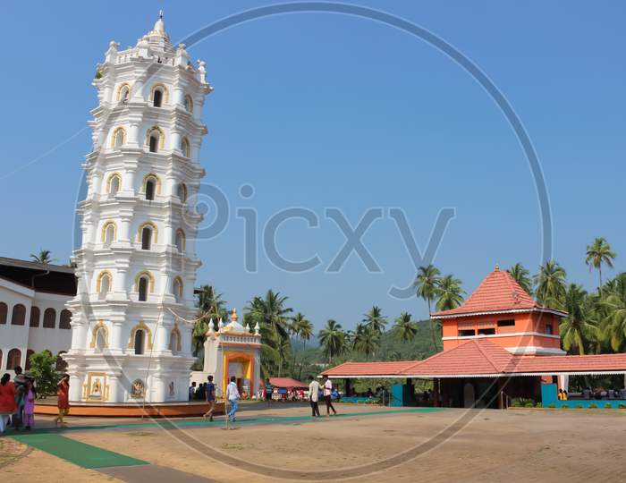 Mangeshwar temple near Panjim in Goa/India.