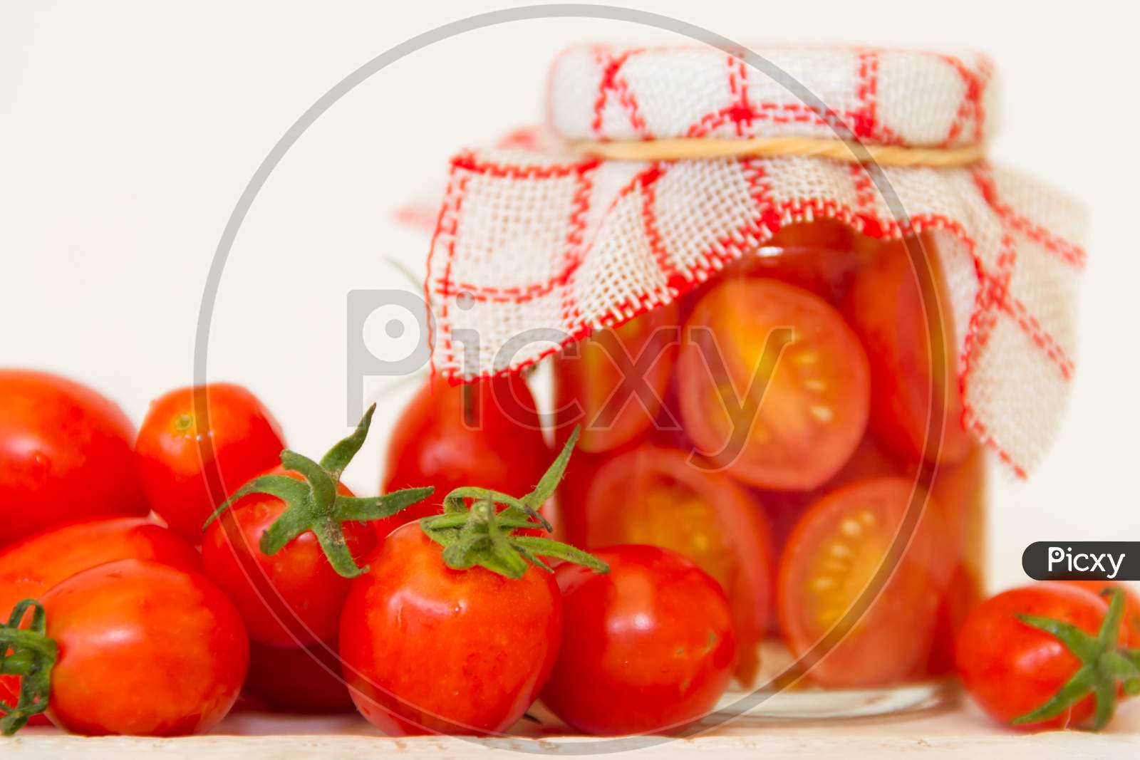 Artisanal Preparation Of Pickles Of Organic Cherry Tomatoes