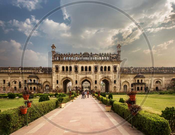 Entrance Gate Of Bara Imambara, Lucknow, India