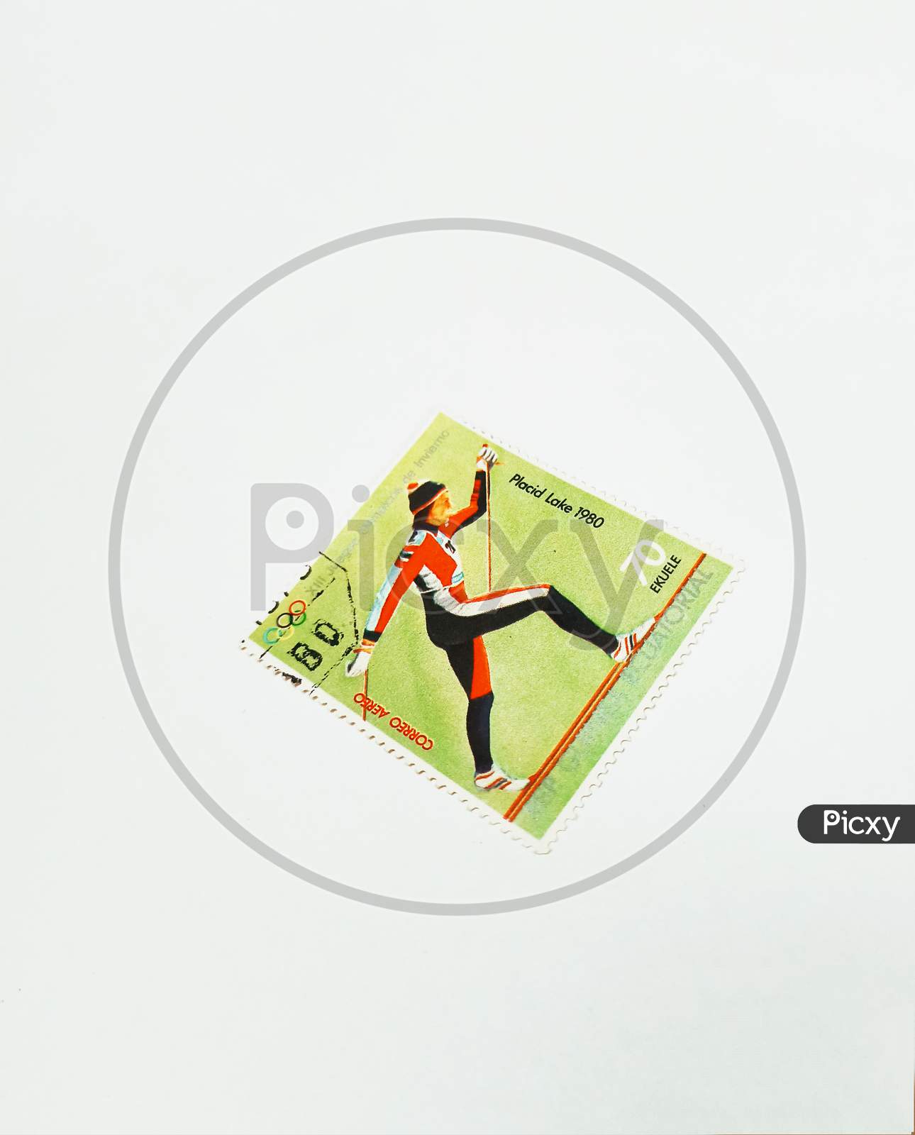 Guinea 1980 Olympics Postal stamp